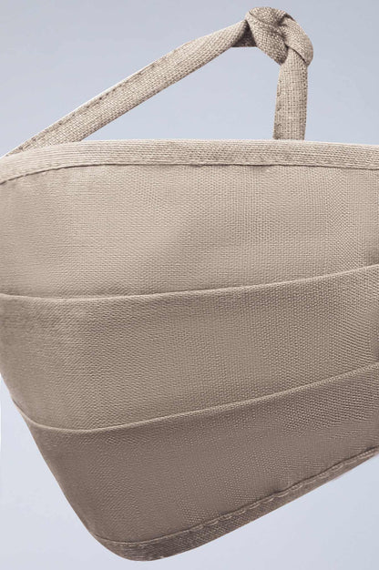Beige Reusable Cotton Face Mask - Pack of 3
