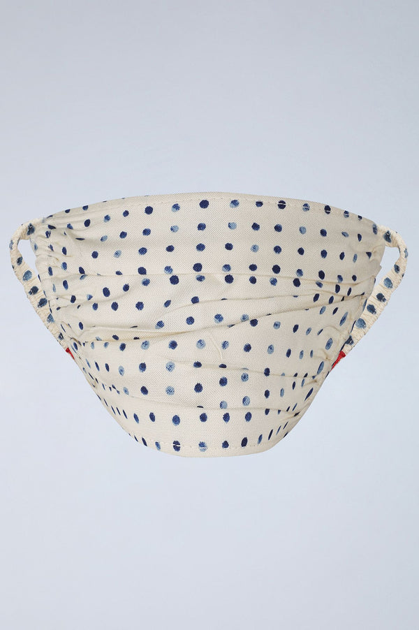 Multicolour Gathered Reusable Viscose Mask - Single Piece