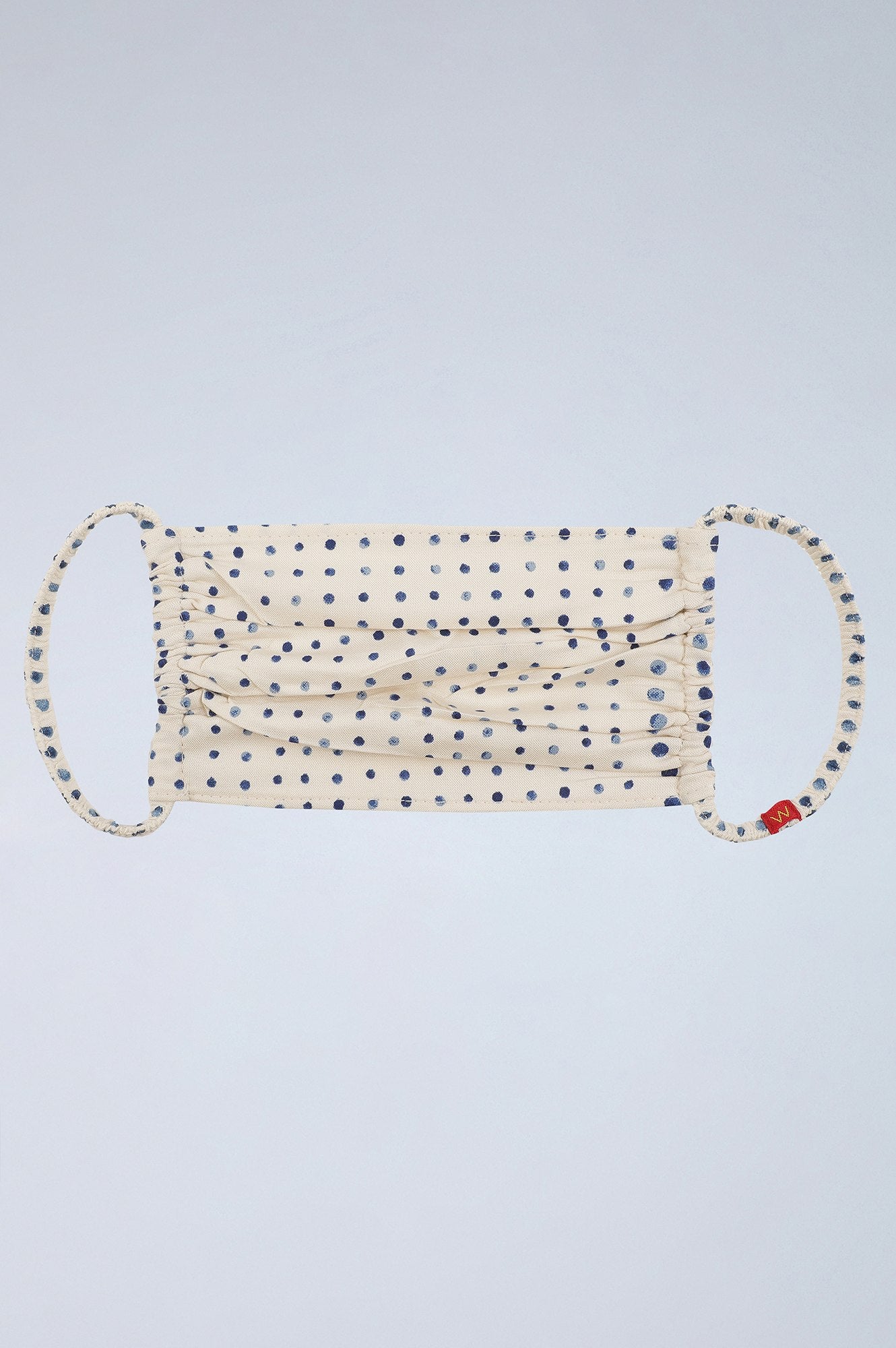 Multicolour Gathered Reusable Viscose Mask - Single Piece