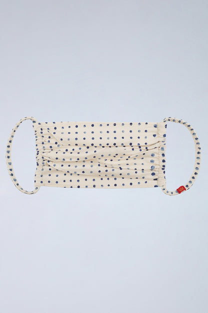 Multicolour Gathered Reusable Viscose Mask - Single Piece