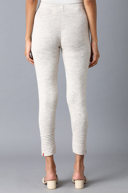 Beige Basic Leggings