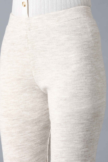 Beige Basic Leggings