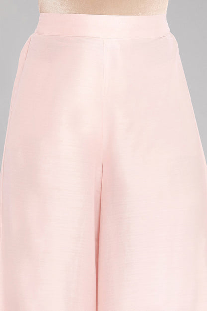 Light Pink Floral Printed Jacket &amp; Inner Set