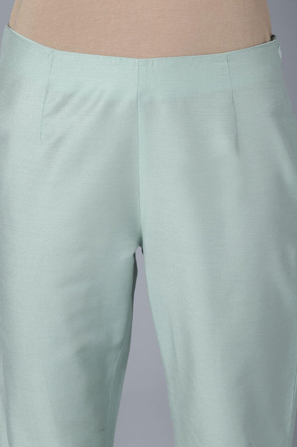 Light Blue kurta Slim Pants Dupatta Set - wforwoman