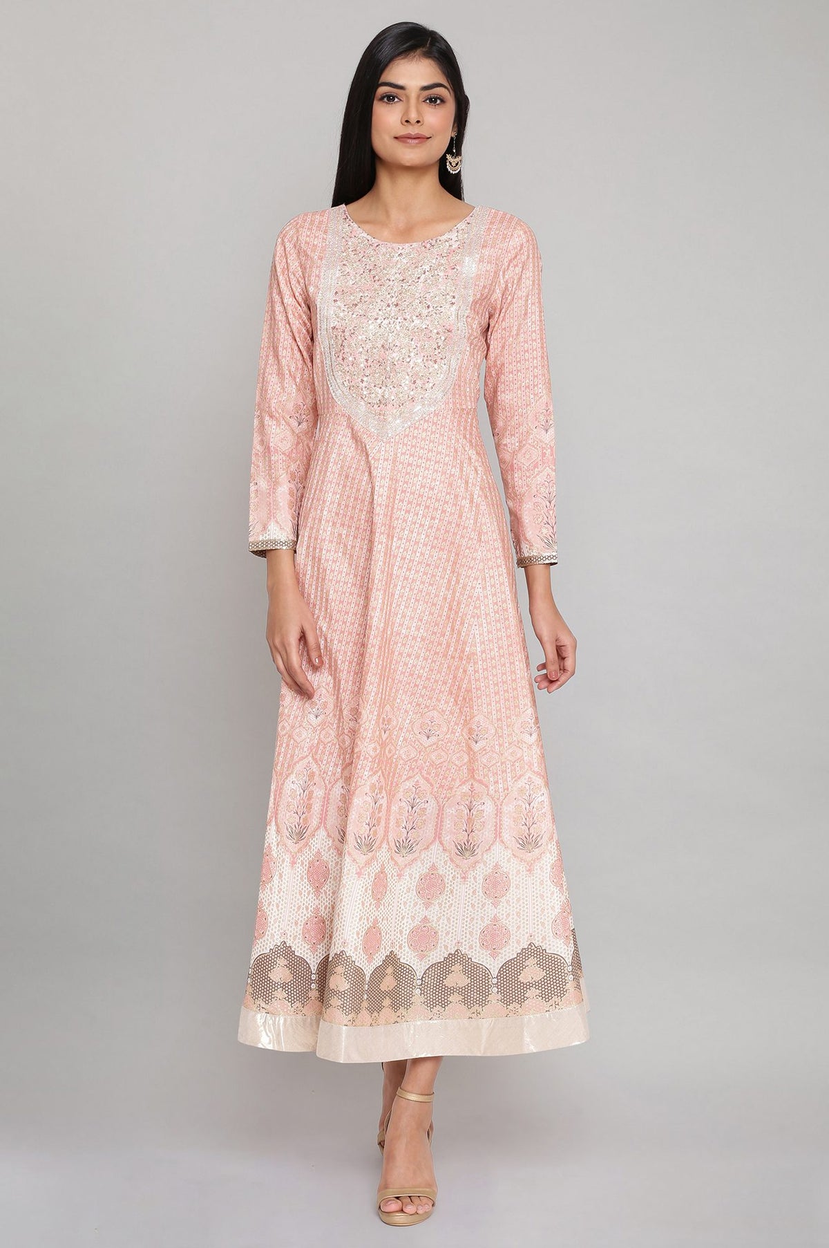 Pink Flared Dress - XS