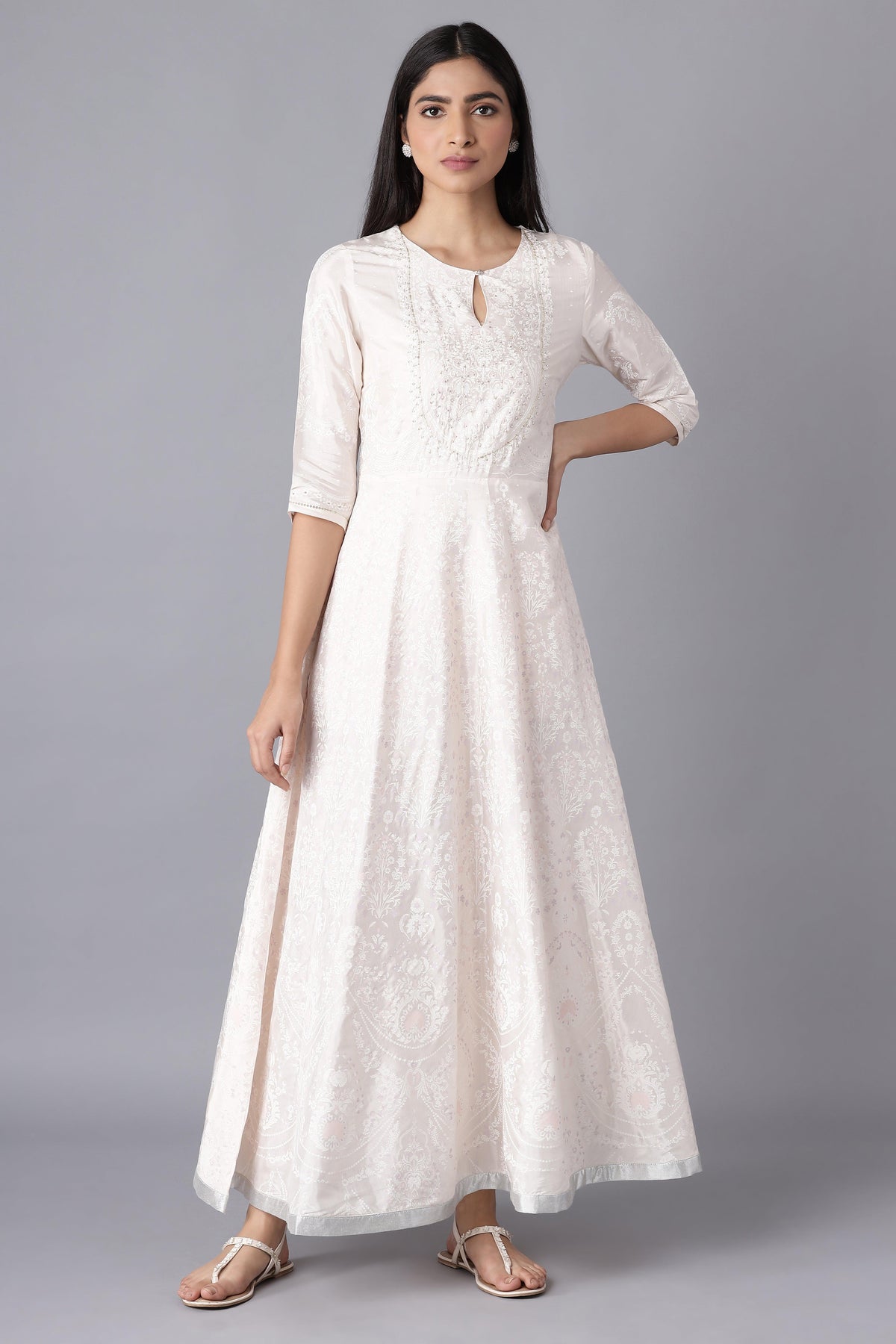Pearl Pink Festive Dress - XS