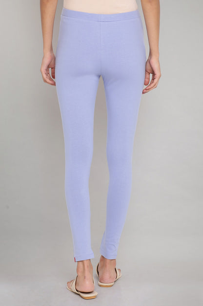 Light Blue Skin Fit Tights