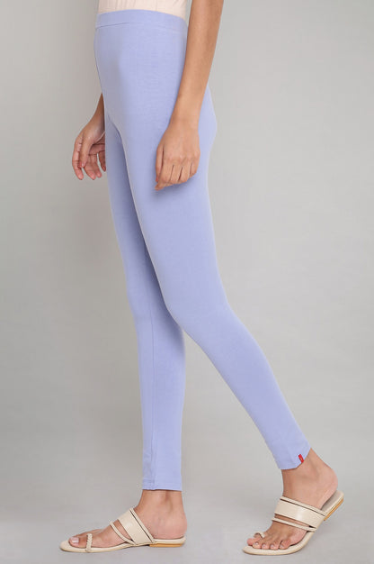 Light Blue Skin Fit Tights