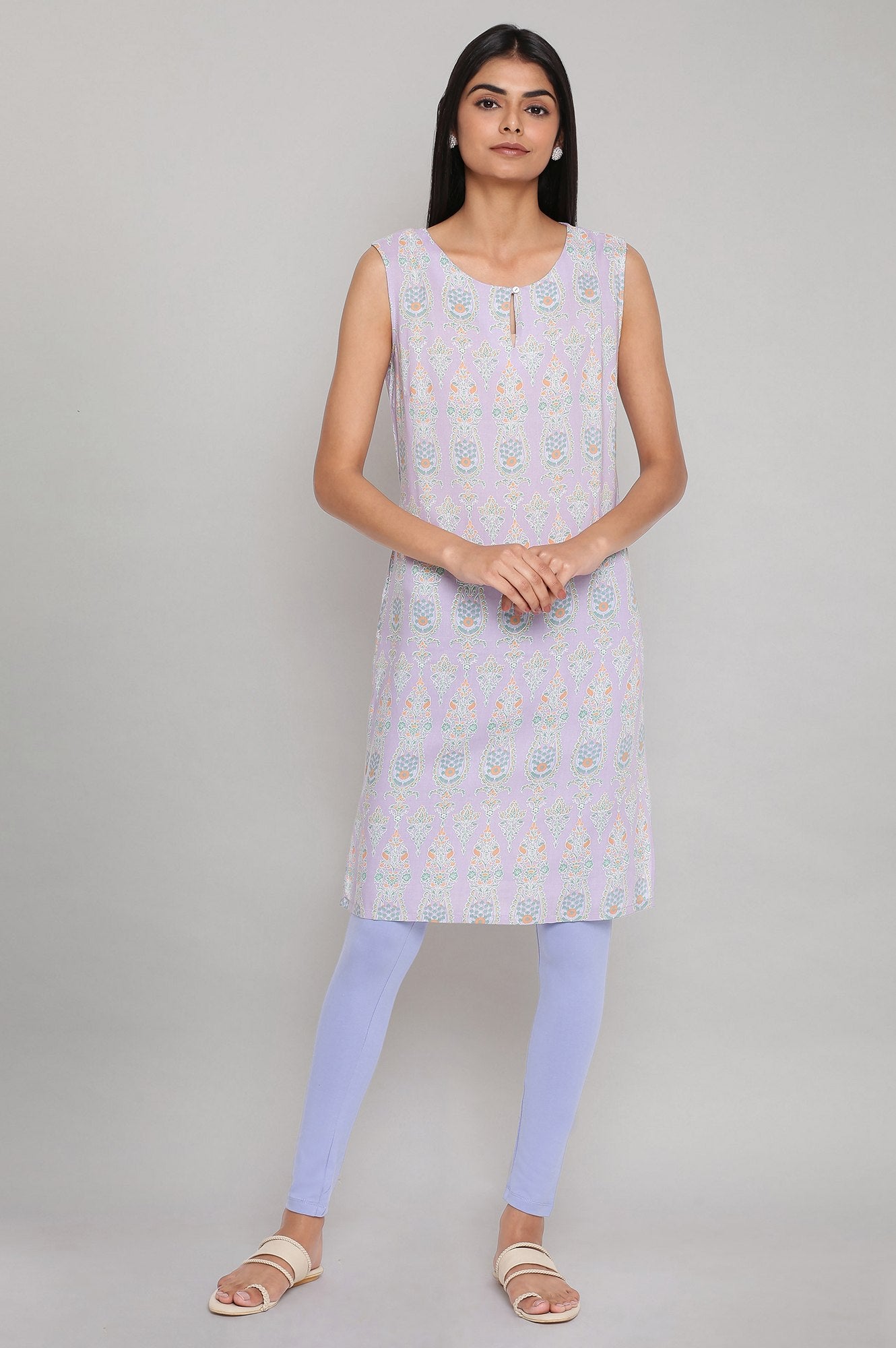 Light Blue Skin Fit Tights