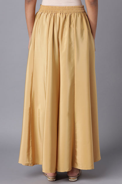 Gold Flared Culottes