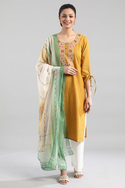 White Solid Flared Woven Palazzo With Elasticated Waistband