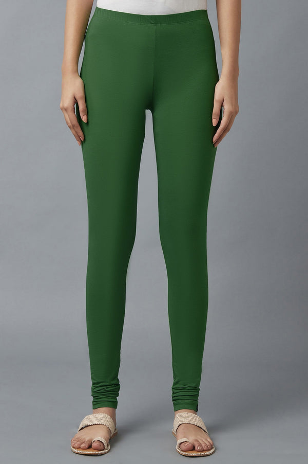 Green Skin Fit Churidar