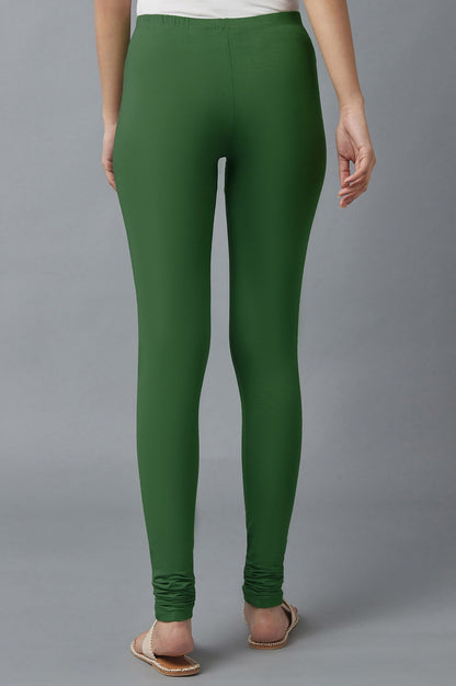 Green Skin Fit Churidar