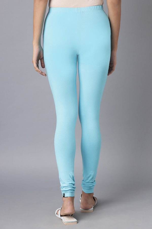 Blue Skin Fit Churidar