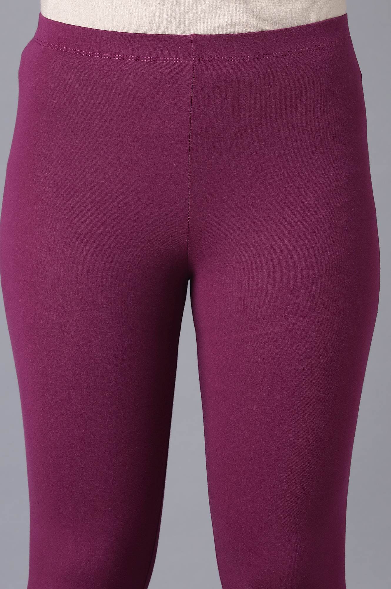 Purple Skin Fit Churidar