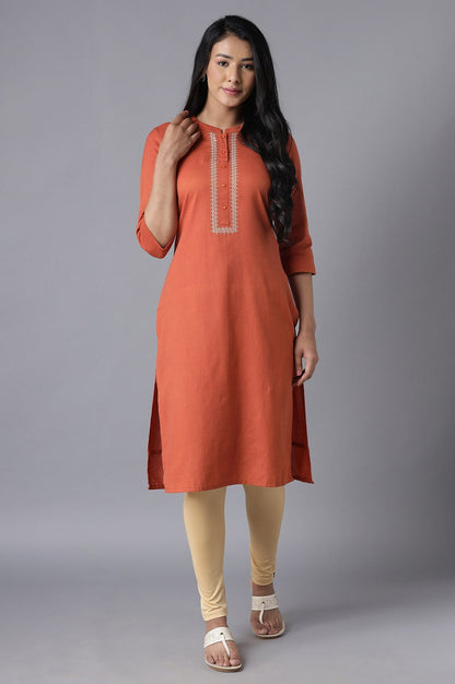 Gold Solid Skinny Fit Tights With Elasticated Waist