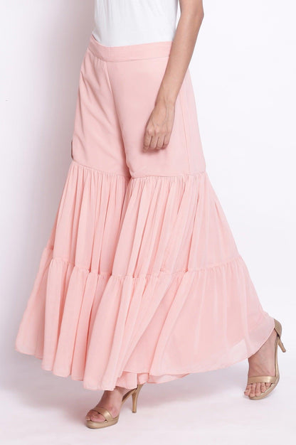 Pink Georgette Sharara - wforwoman