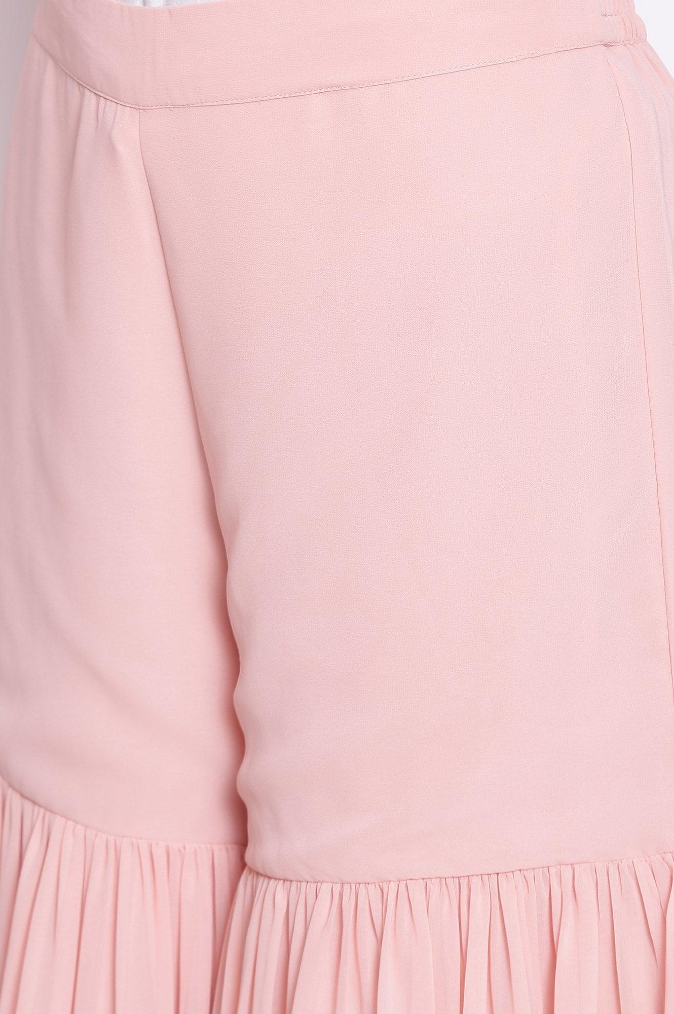 Pink Georgette Sharara - wforwoman