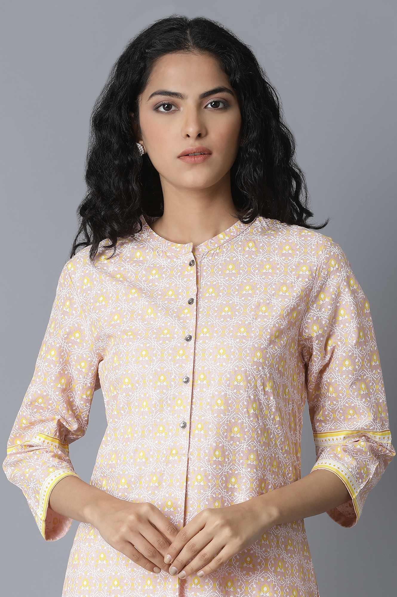 Chintz Rose Printed kurta - wforwoman
