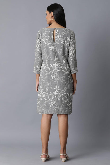 Black Gingum Check Dress - wforwoman