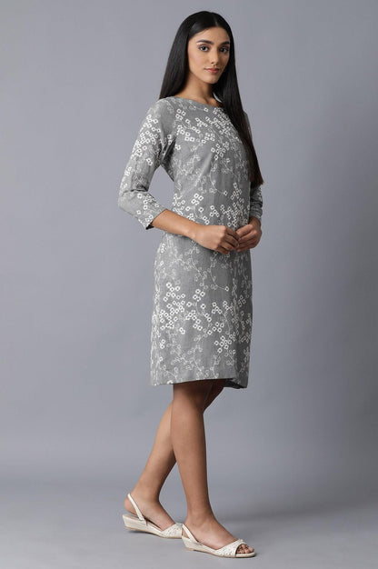 Black Gingum Check Dress - wforwoman