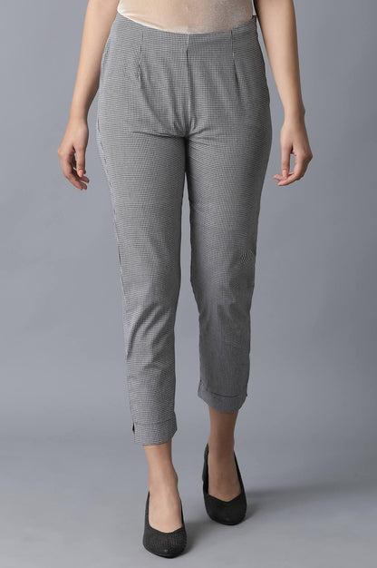 Grey Stipped Slim Pants - wforwoman