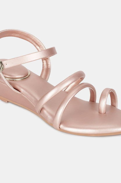 Rose Gold Almond Toe Solid Wedge-WMIKAYLA - wforwoman