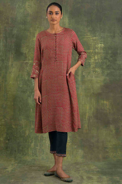 Teal Blue Solid Slim Pants