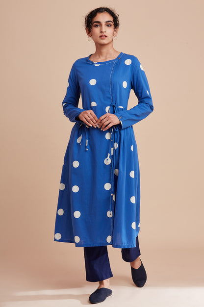 Indigo Hand Block Print kurta