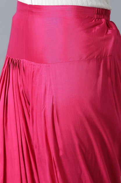 Dark Pink Solid Salwar Pants - wforwoman
