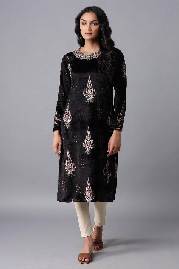 Black Velvet kurta