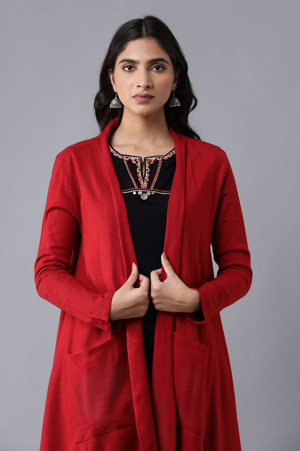 Blue Soft Acrylic Cardigan