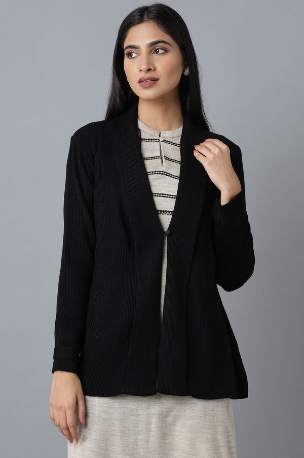 Jet Black Cardigan