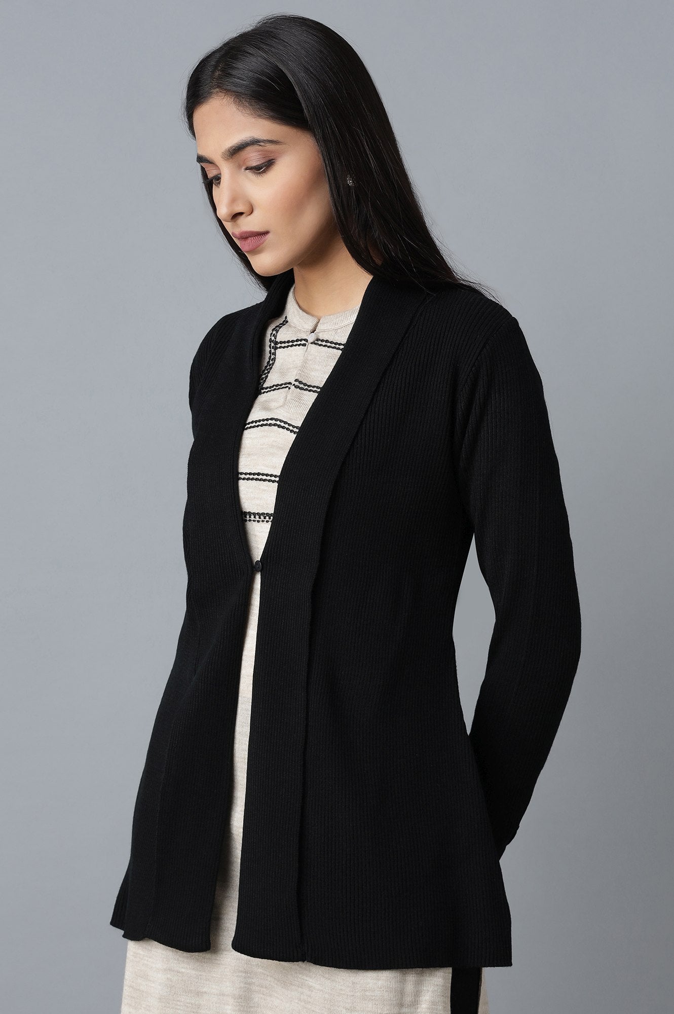 Jet Black Cardigan