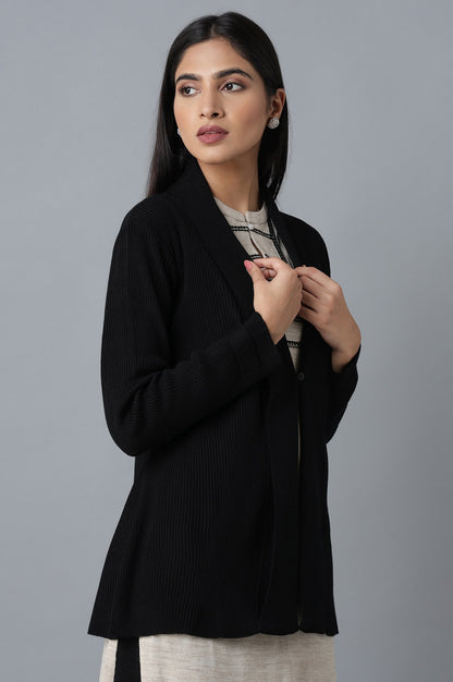 Jet Black Cardigan