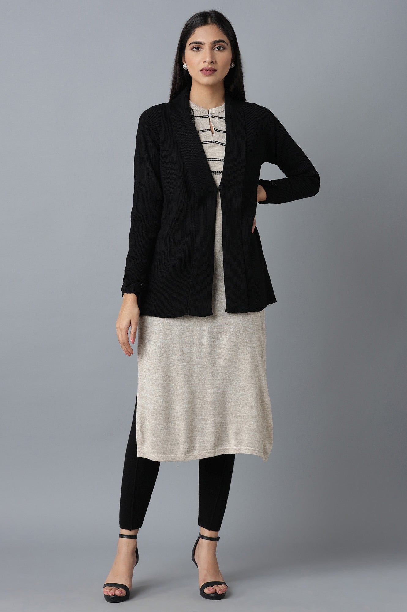Jet Black Cardigan