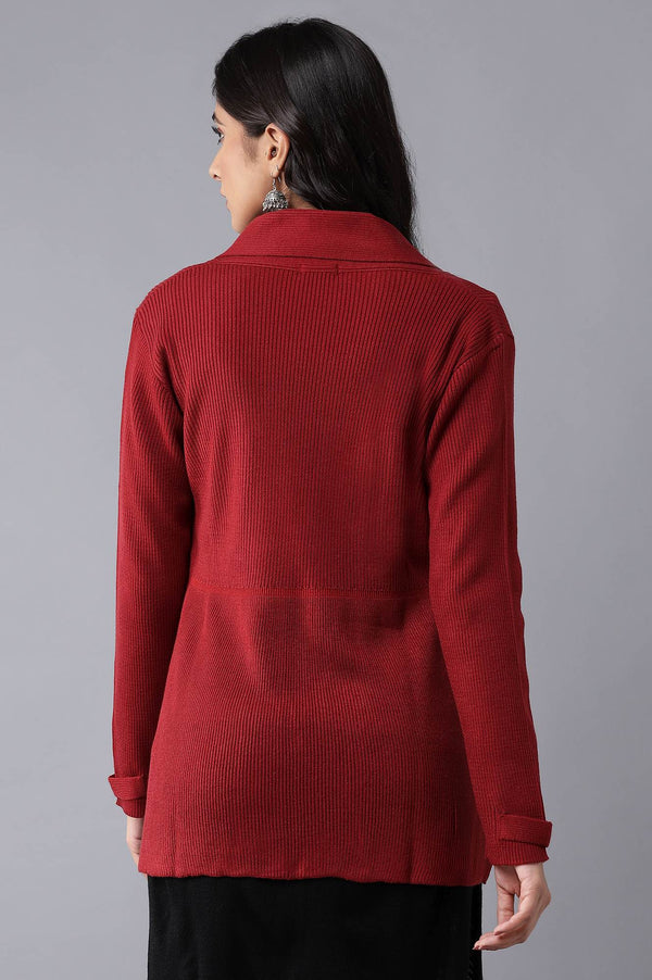 Red Dahlia Cardigan