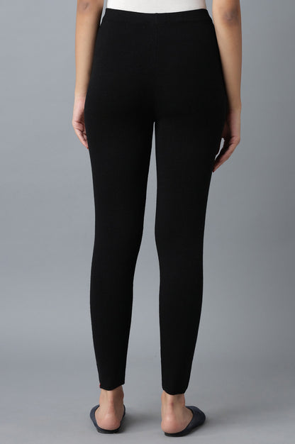 Black Pintuck Tights