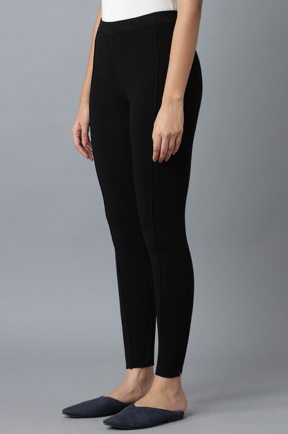 Black Pintuck Tights