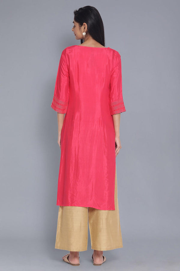 Fuchsia Pink Festive kurta