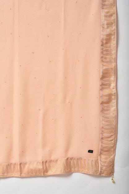 Ecru Short kurta And Pink Sharara With Dupatta Festive Set - wforwoman