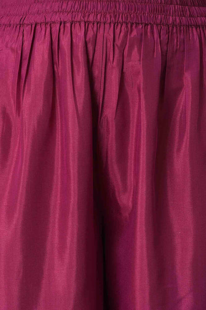 Light Blue Anarkali kurta With Pants And Predrape - wforwoman