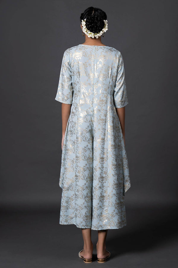 Light Blue Layered Jumpsuit