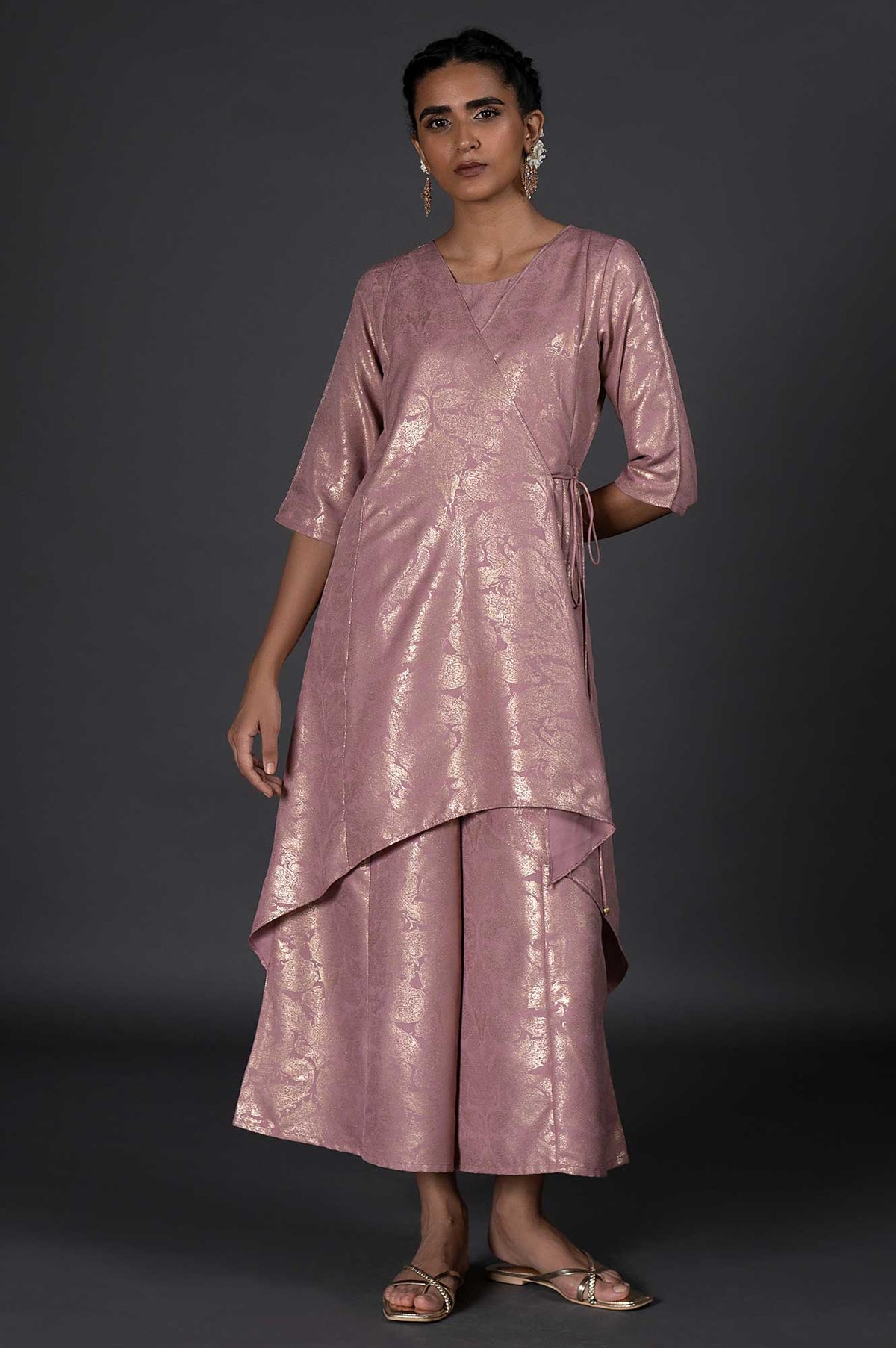 Light Purple Layered Jumpsuit - XS