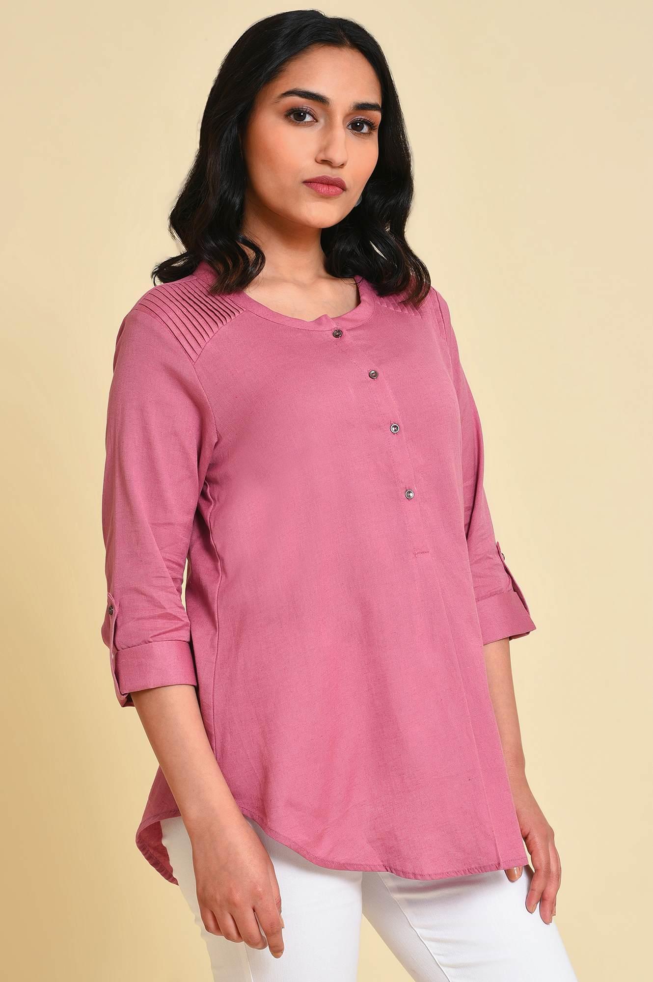 Purple Western Women Top - wforwoman