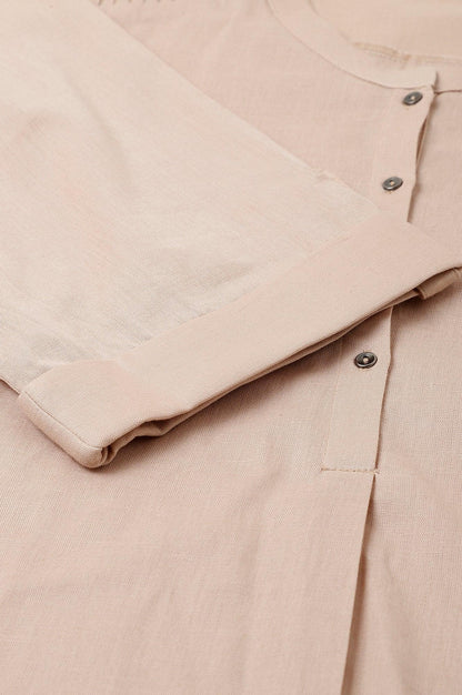 Biege Plus Size Western Top - wforwoman