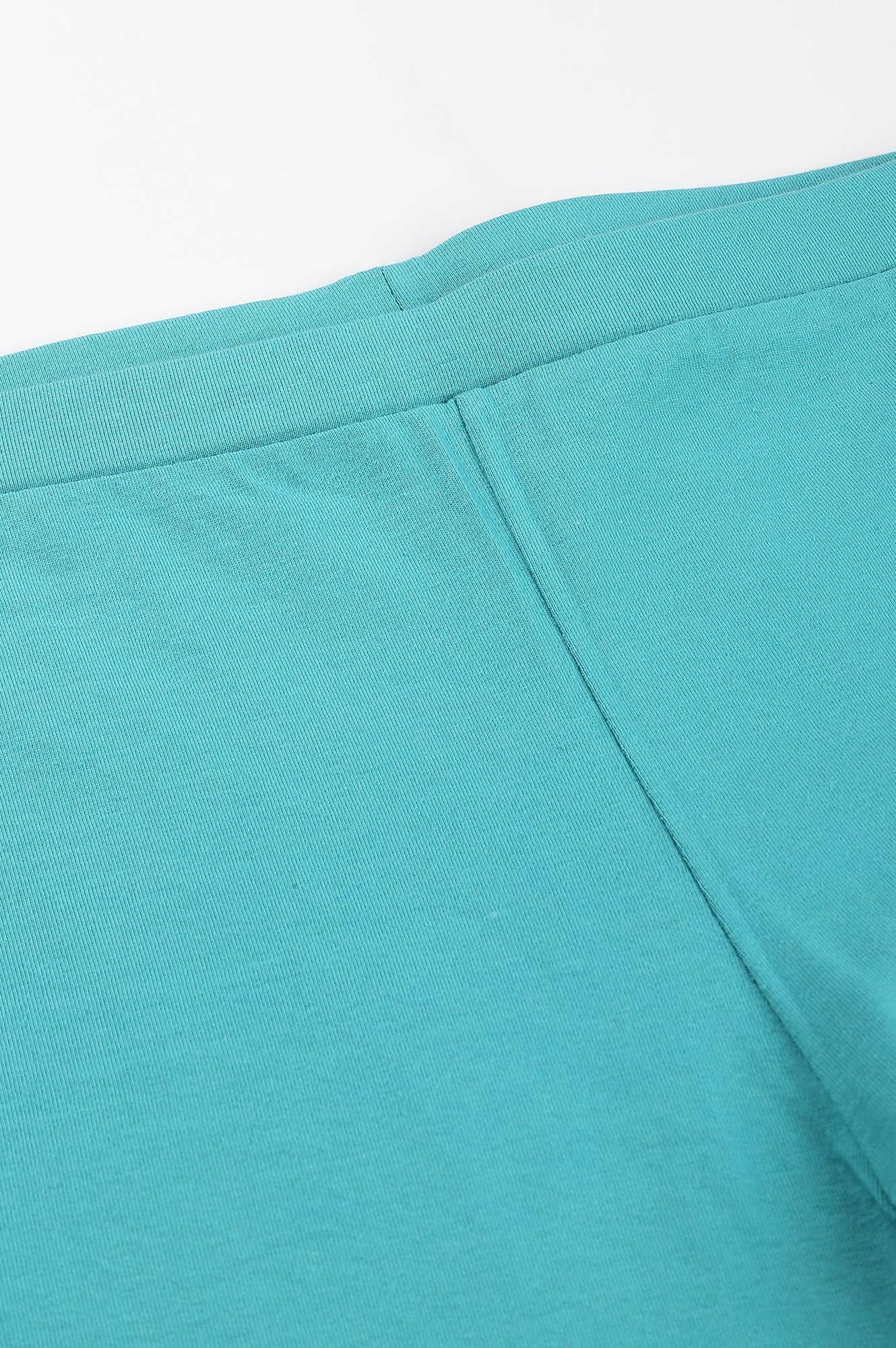 Light Blue Solid Knitted Women Tights