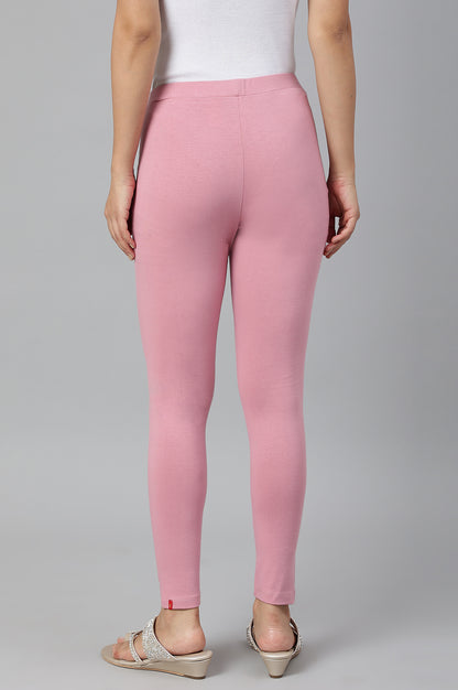 Light Purple Cotton Jersy Lycra Tights