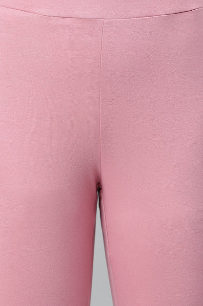 Light Purple Cotton Jersy Lycra Tights