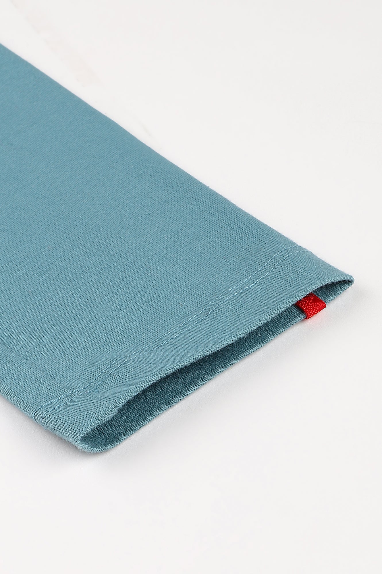 Aqua Knitted Cotton Lycra Tights